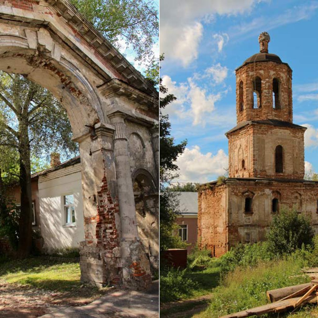 Распятская церковь - врата и колокольня