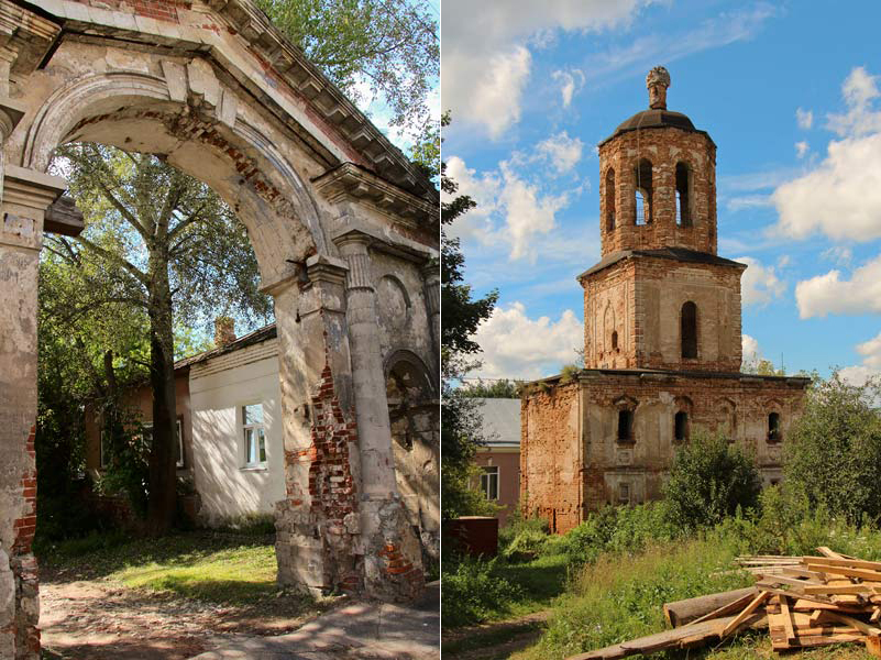 Распятская церковь - врата и колокольня